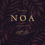 Geboortekaartje jungle bladeren met gouden panter silhouet 3