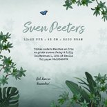 Geboortekaartje jungle toekan vlinder dieren groen 3