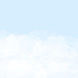 Geboortekaartje kroontje wolken hartjes jongen Achterkant