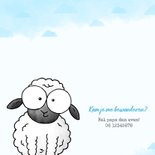 Geboortekaartje lief klein lammetje 2