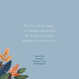 Geboortekaartje lieve dassen familie mama met tweeling 2