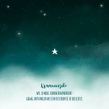 Geboortekaartje maan sterren wolken meisje 2