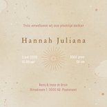 Geboortekaartje maan wolkjes sterren 3