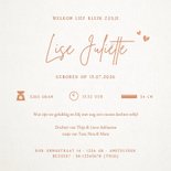 Geboortekaartje meisje 4e kindje met wiegje en 3 zussen 3