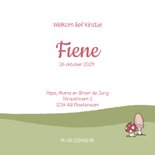 Geboortekaartje meisje herfst voor een zusje 3