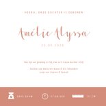 Geboortekaartje meisje met silhouet van grote broer en zus 3