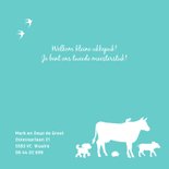 Geboortekaartje met tractor voor een broertje 2