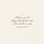 Geboortekaartje neutraal tijgers schattig hartjes koper 2