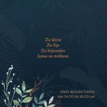 Geboortekaartje olifantje met takjes 2