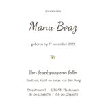 Geboortekaartje pentekening baby grote broer in kleur 3