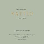 Geboortekaartje silhouet jongen raceauto met baby jongen  3