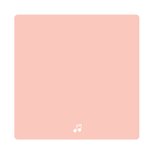 Geboortekaartje Silhouet muziek Achterkant