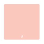 Geboortekaartje Silhouet muziek Achterkant