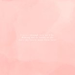 Geboortekaartje slapend vosje roze achtergrond 2