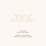 Geboortekaartje tweeling eendjes lief goud hartjes 2