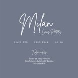 Geboortekaartje unisex regenboogjes wolkjes confetti  3