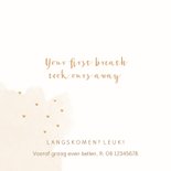 Geboortekaartje watercolor olifant groen 2