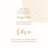 Geboortekaartje watercolor olifant groen 3