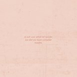 Geboortekaartje zalmroze met betonlook  2