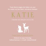 Geboortekaartje zusjes met slee 3