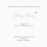 Geboortekaartjes - Wiegje met bosdieren jongen 3