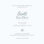 Geboortekaartjes - Zeedieren jongen 3