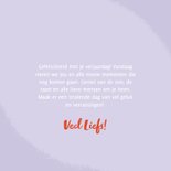 Geïllustreerde verjaardagskaart vaas met bloemen 3