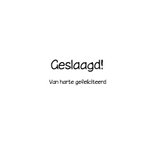 Geslaagd kaart apetrots 3
