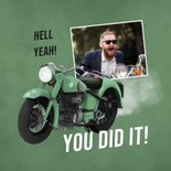 Geslaagd kaart stoer motorrijbewijs gehaald you did it 2