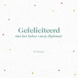 Geslaagd kaart 'You did it!' met stapel boeken 3