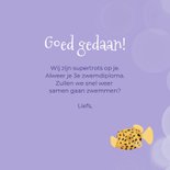 Geslaagd kaart zwemdiploma C koning van de zee 3