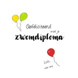 Geslaagd - Zwemdiploma eendje 3