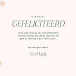 Grappig felicitatiekaartje huwelijk met kersjes 3