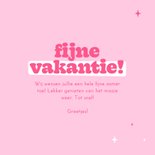 Grappig vakantiekaartje flamingo fijne vakantie 3