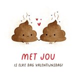 Grappige anti Valentijnsdag kaart man - Schijt aan Valentijn 2