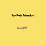 Grappige beterschapskaart met olifanten die je beterschap... 2