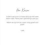 Grappige beterschapskaart van hond met kikkermuts en tong 3