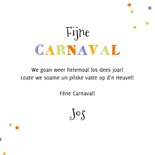 Grappige carnavalskaart bier confetti humor 3