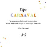 Grappige carnavalskaart bier confetti humor 3