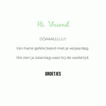 Grappige hondenkaart van chihuahua in actie met voetbal 3