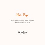 Grappige hondenkaart van hond met stuk vlees in bek 3