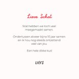 Grappige liefdeskaart van hond met uitgestoken tongetje 3