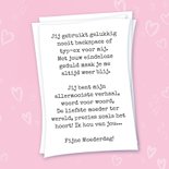 Grappige moederdagkaart met typemachine 3