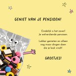 Grappige pensioenskaart met Engelse drop 3