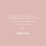 Grappige Save the date ik dacht dat 'ie het nooit zou vragen 3