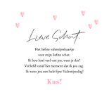 Grappige valentijnskaart illustratie garnaal hartjes roze 3