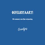Grappige verjaardagskaart beer en een enorme taart 3