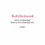 Grappige verjaardagskaart giraf cocktail zomer ballonnen 3