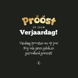 Grappige verjaardagskaart man bier proost 3