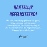 Grappige verjaardagskaart met beer, die muziek maakt 3
